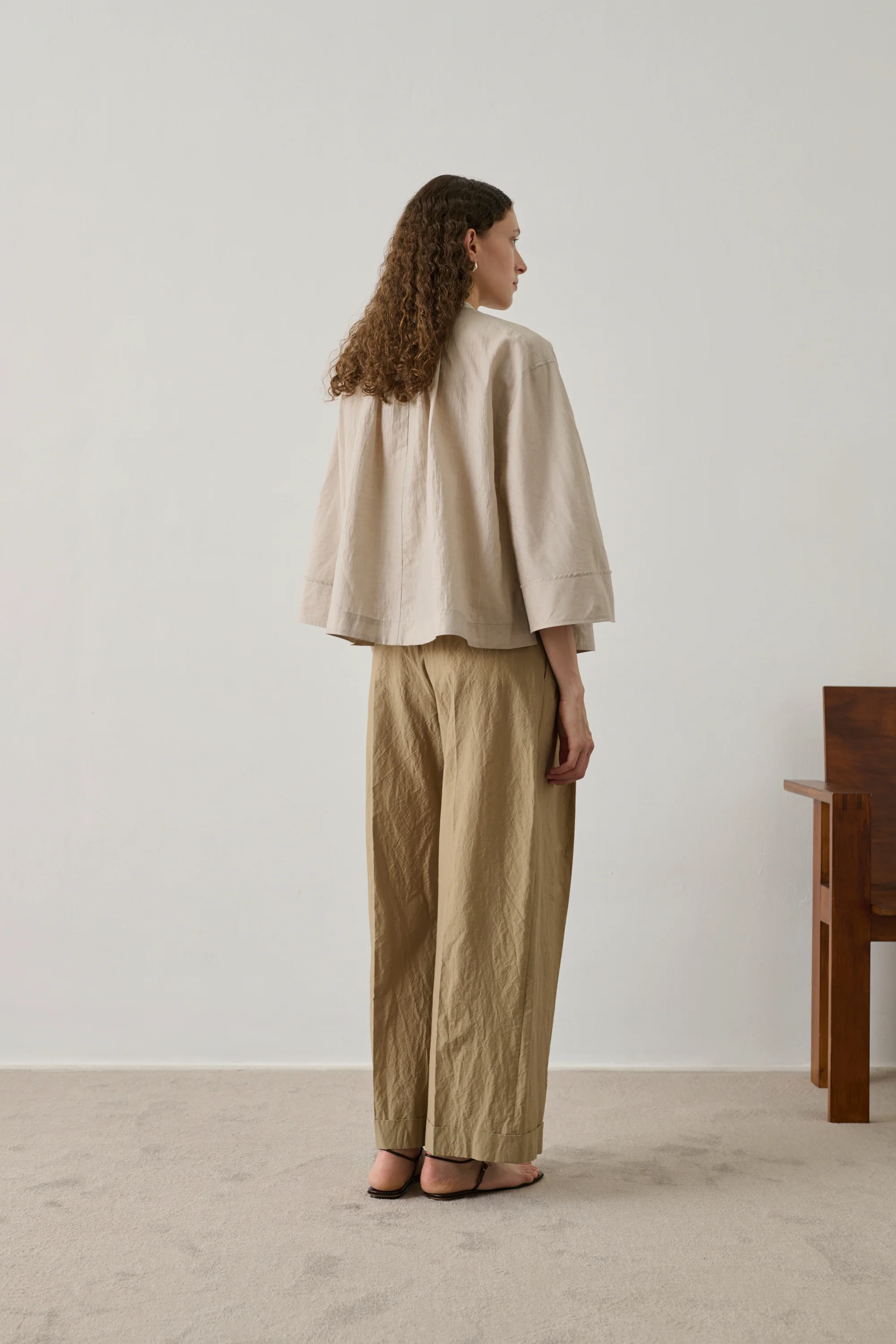 BLOUSE HENNIE BEIGE - Image 4